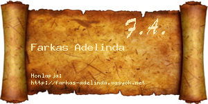 Farkas Adelinda névjegykártya