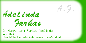 adelinda farkas business card